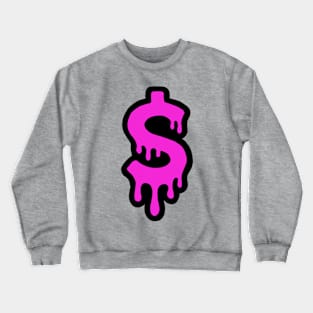 pink money symbol Crewneck Sweatshirt